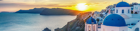 greece santorini sunset
