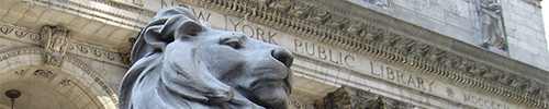 lion new york public library