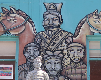 san francisco chinatown terra cotta warriors mural