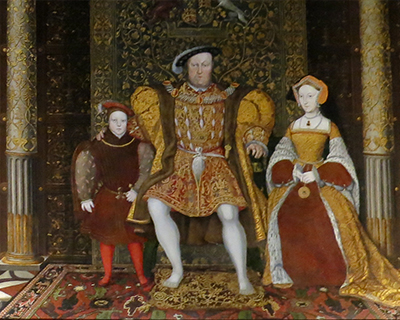 hampton court palace henry viii portrait