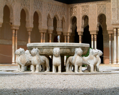 spain granada alhambra fountain of lions